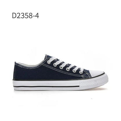 23лв  Дамски гуменки различни цветове  size(36-41）xcess-D2358 CASUAL FLAT CANVAS  LACE UP PLIMSOLLS TRAINERS SHOES